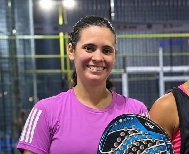Florencia Guerra Sodero, jugadora amateur de pádel
