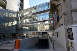 Fachada de los Tribunales de Santa Fe