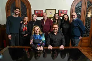Lorena Muñoz, directora de cine, en el set de filmación