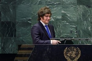 Javier Milei en la Asamblea General de la ONU