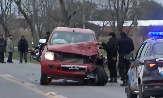 Ruta 34 a la altura de Ibarlucea, donde ocurrió el accidente