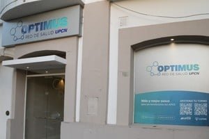 Logo de Optimus, red de salud de UPCN, en su tercer aniversario