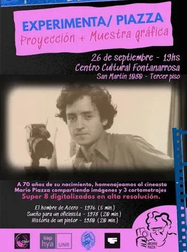 Fotograma de un cortometraje de Mario Piazza en Súper 8