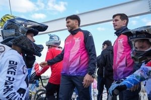 Inauguración del estadio Invencible Rafaela y pista de BMX Race