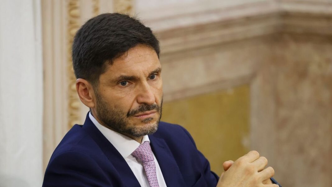 Maximiliano Pullaro, gobernador de Santa Fe, en declaraciones a Radio 2