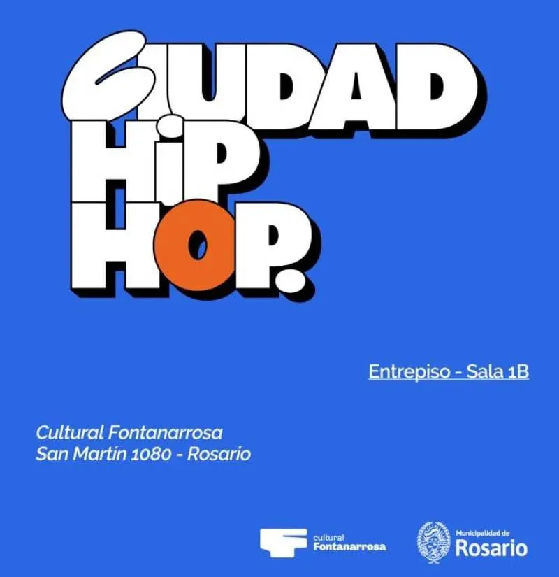 Interior del Centro Cultural Fontanarrosa durante la muestra Ciudad Hip Hop