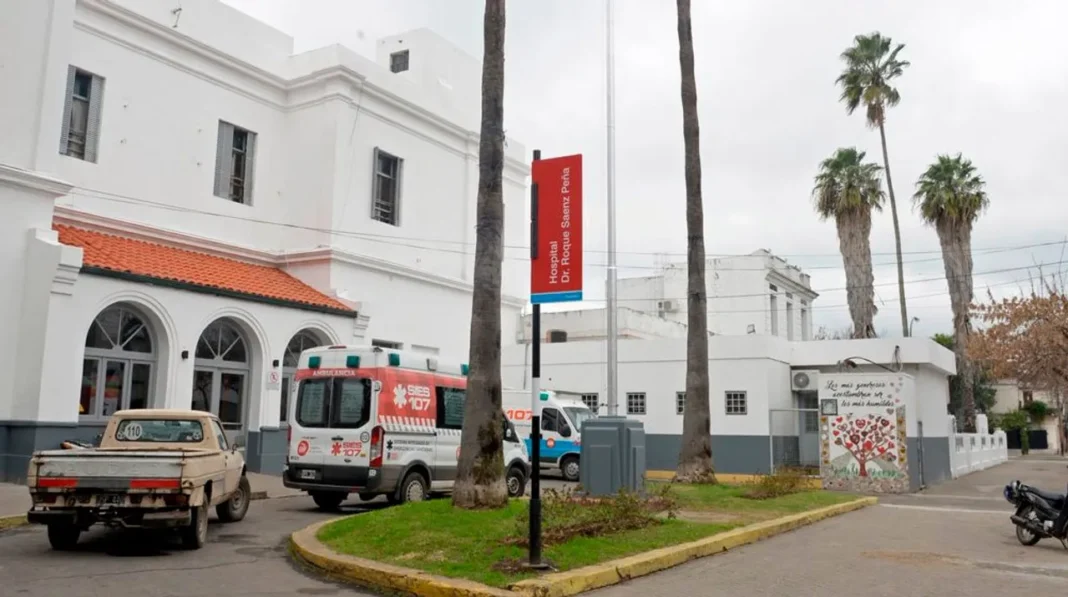 Fachada del Hospital Roque Sáenz Peña de Rosario