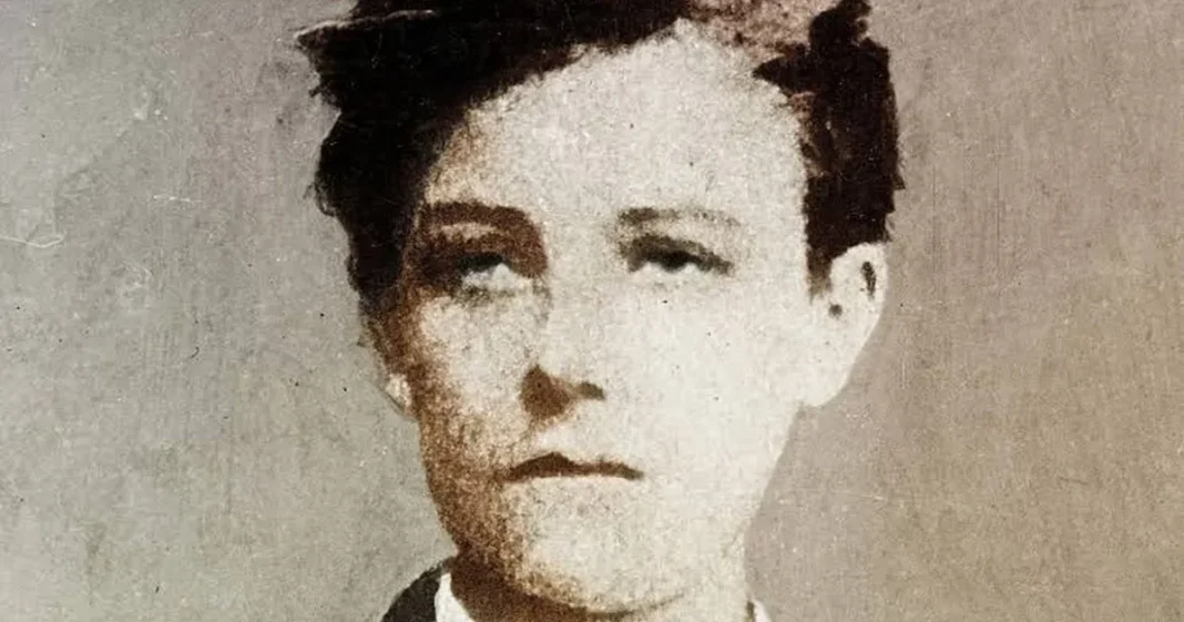 Retrato de Arthur Rimbaud, poeta francés del siglo XIX