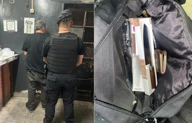 Taxista atacado con cuchilla en la peatonal de Santa Fe
