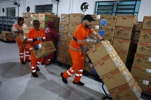Urna electrónica en Brasil durante las elecciones presidenciales