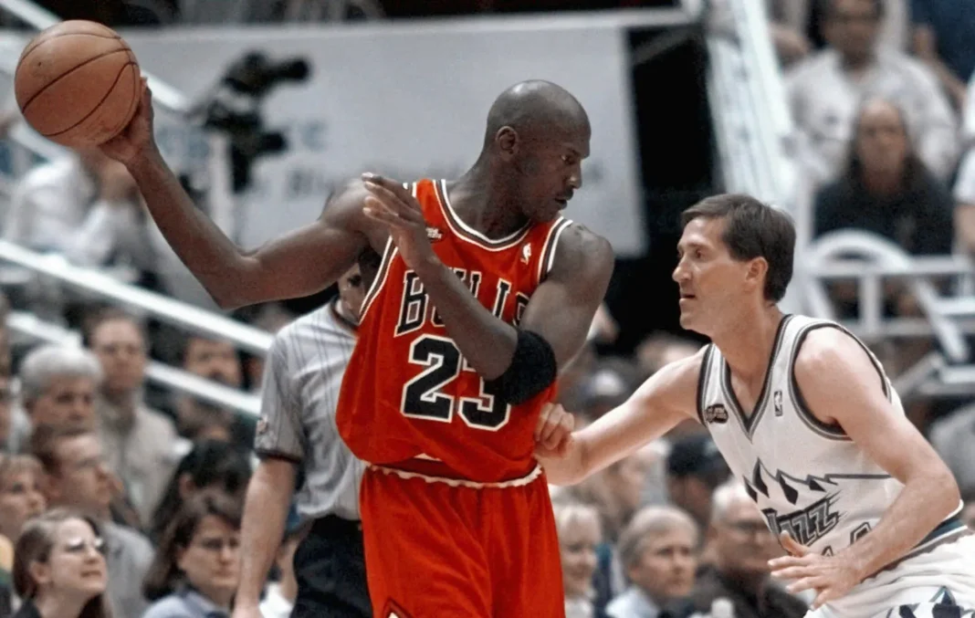 Camiseta número 23 de Michael Jordan usada en las Finales de la NBA de 1998