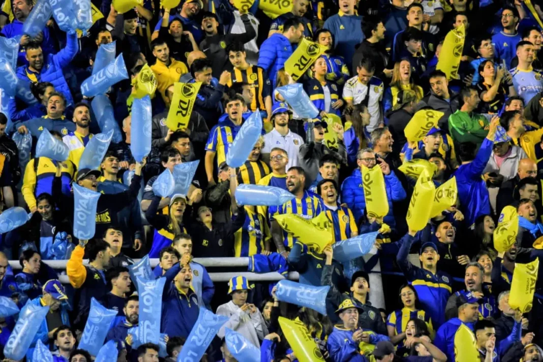 Hinchas de Rosario Central en un estadio