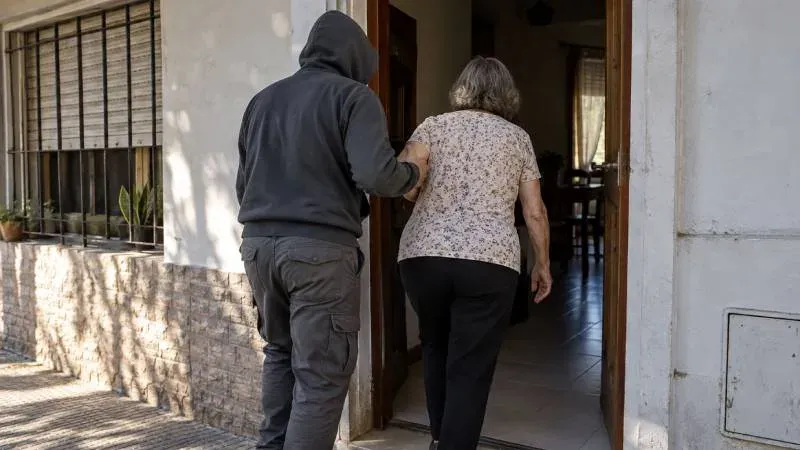 Vivienda de la zona noroeste de Rosario donde ocurrió el asalto