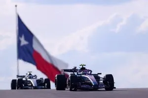 Franco Colapinto en el Circuito de las Américas durante la clasificación del GP de Estados Unidos
