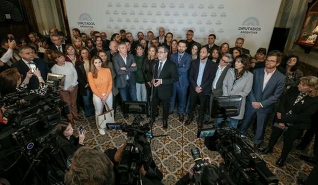 Sesión en la Cámara de Diputados de la Nación