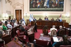 Sesión en la Cámara de Diputados de Santa Fe