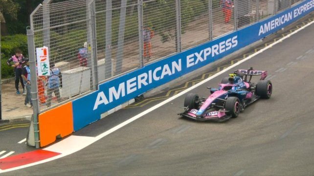 Franco Colapinto en el GP de Singapur