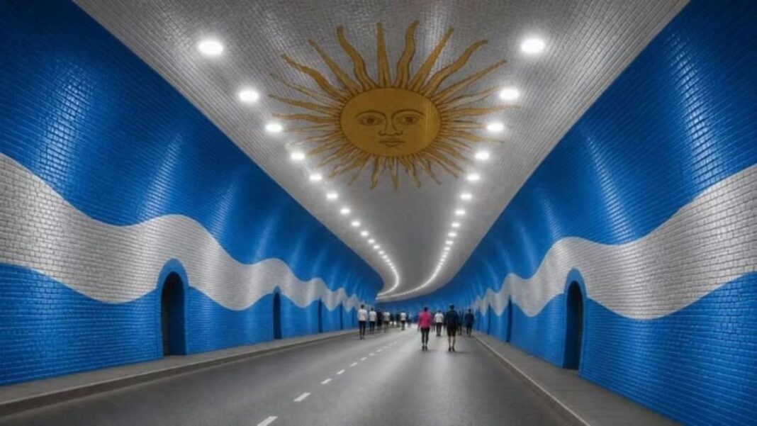Túnel Arturo Illia en el parque España, Rosario