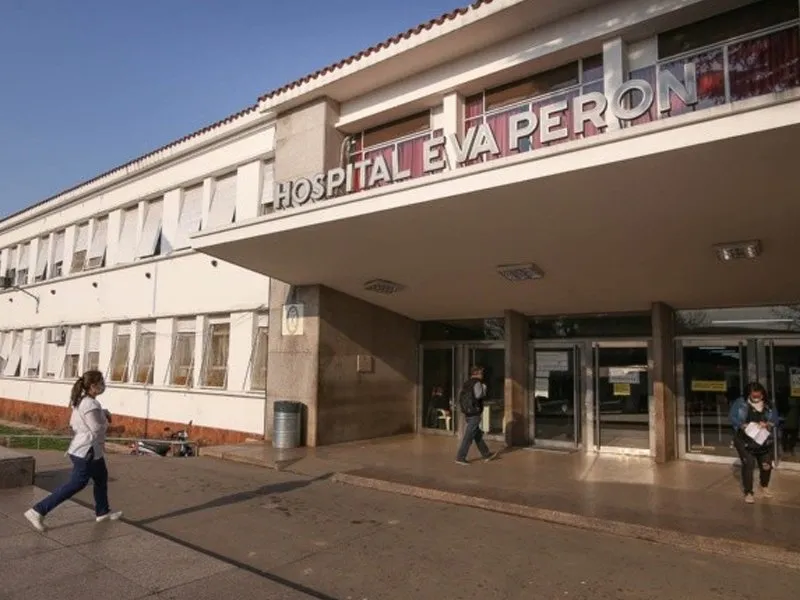 Hospital Eva Perón de Granadero Baigorria, donde permanece internada la mujer