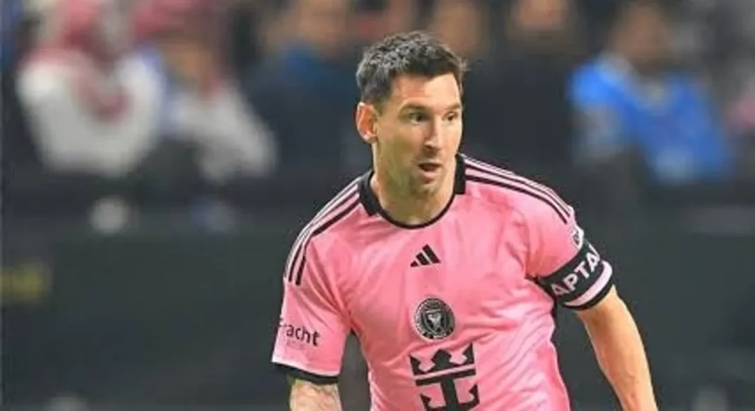 Lionel Messi jugando para Inter Miami