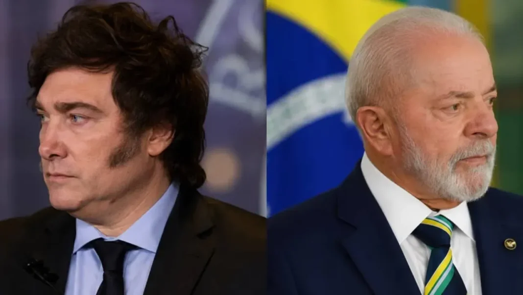 Javier Milei y Lula da Silva