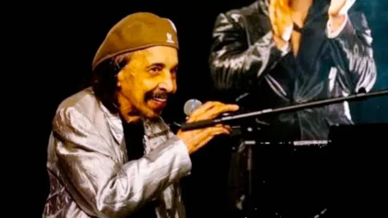 Benito di Paula, músico brasileño, en una presentación