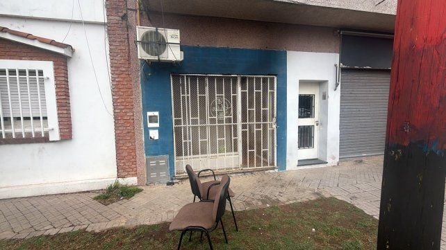 Oficina siniestrada en la zona oeste de Santa Fe
