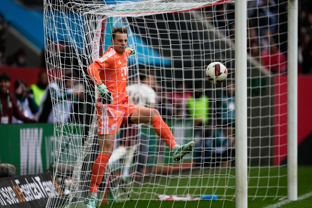 Manuel Neuer, arquero del Bayern Munich, durante un partido de la Bundesliga