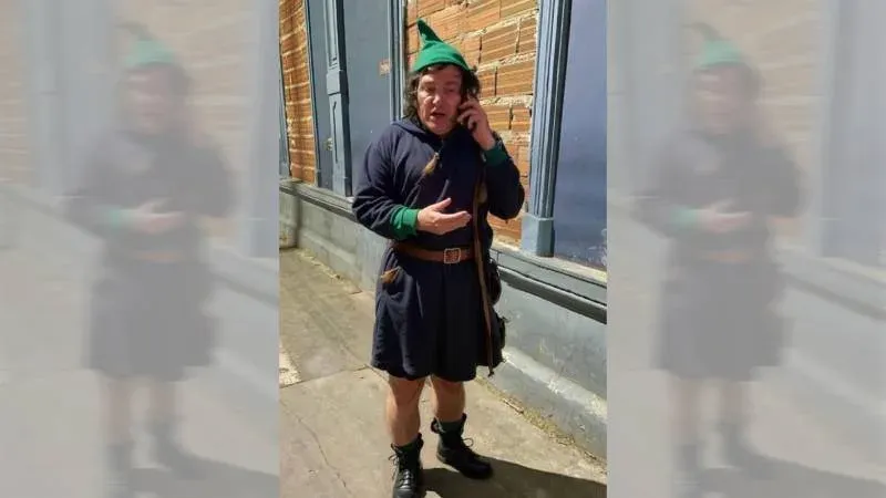 Javier Milei durante un acto público