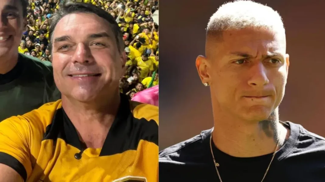 Richarlison y Flávio Bolsonaro